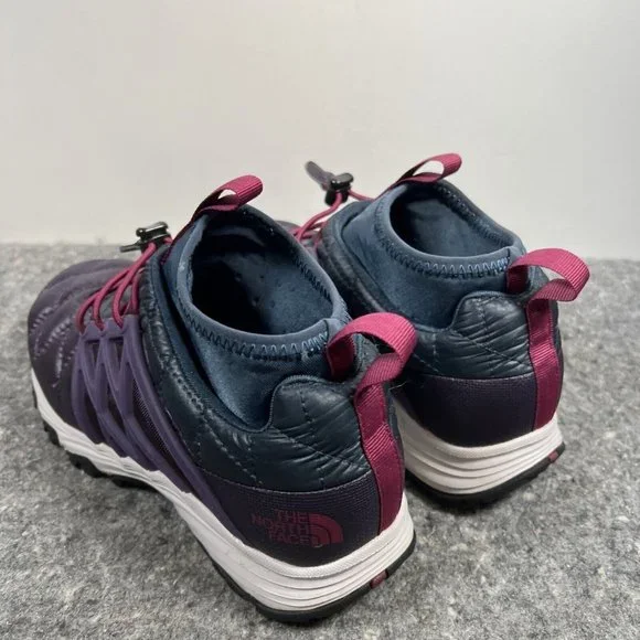 The North Face Thermoball HC Sneaker Shoes Women's 6.5 Dark Purple Navy Magenta - Picture 3 of 14